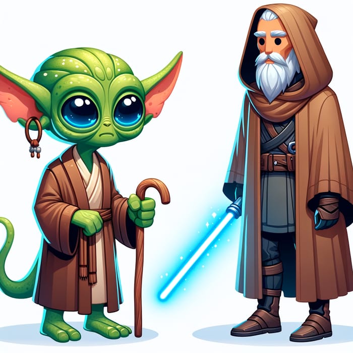 Yoda-Inspired Alien Wisdom and Jedi Adventure