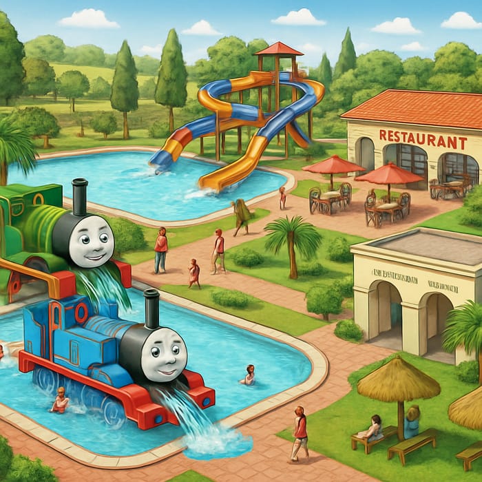Fun Water Park with Thomas & Friends Theme