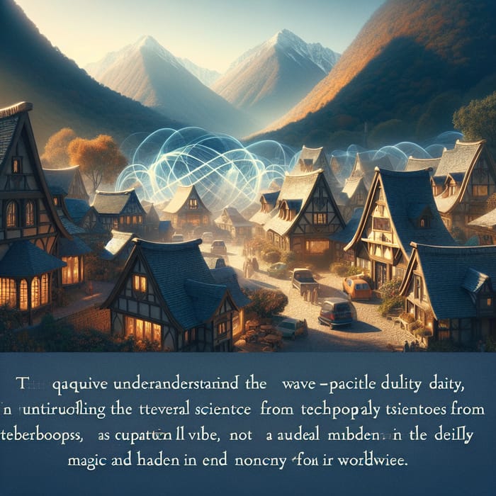 Discovering the Magic of Wave-Particle Duality in a Mountain Village