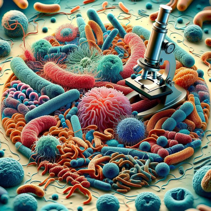 Microbiology: Fascinating World of Colorful Bacteria Shapes