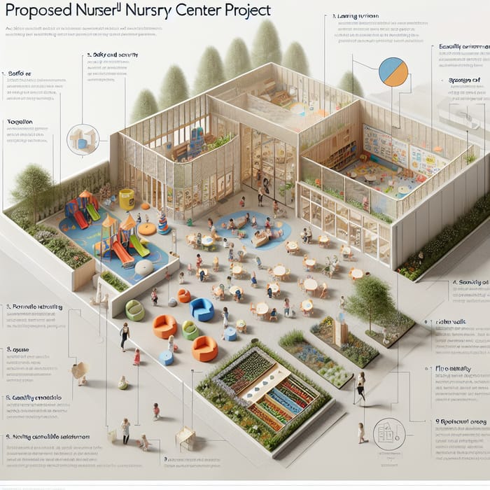 Proposed Nursery Center Project: Architecture Design for a Safe and Inclusive School