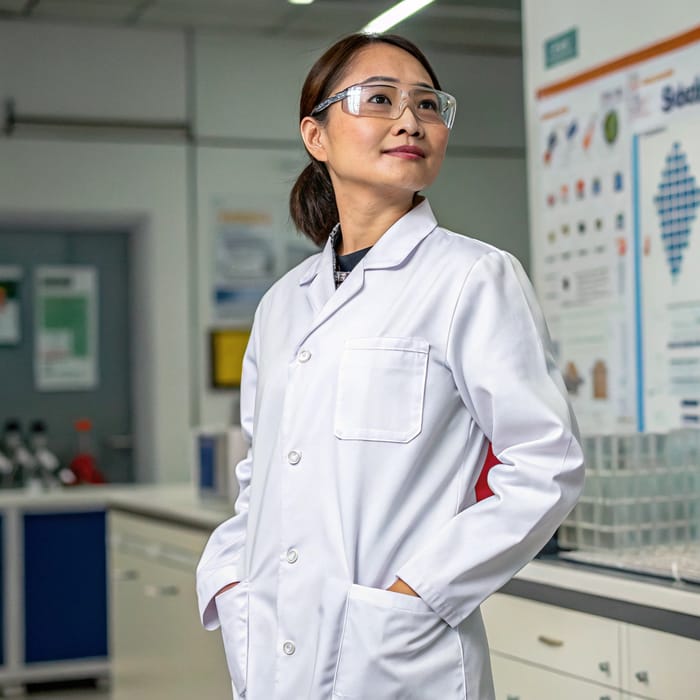 Filipina in Lab Coat: A Symbol of Science