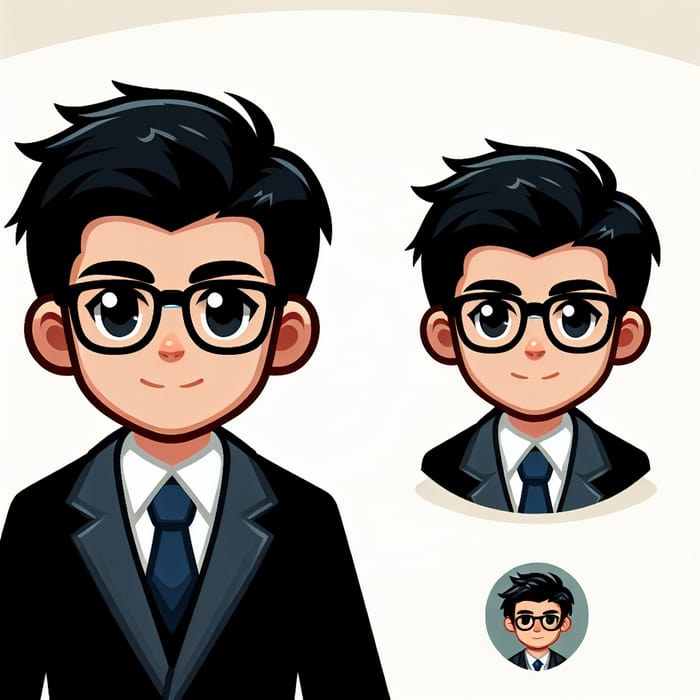 Cartoon Character Design of Scholarly Academic Professional | Hamid Shooshani