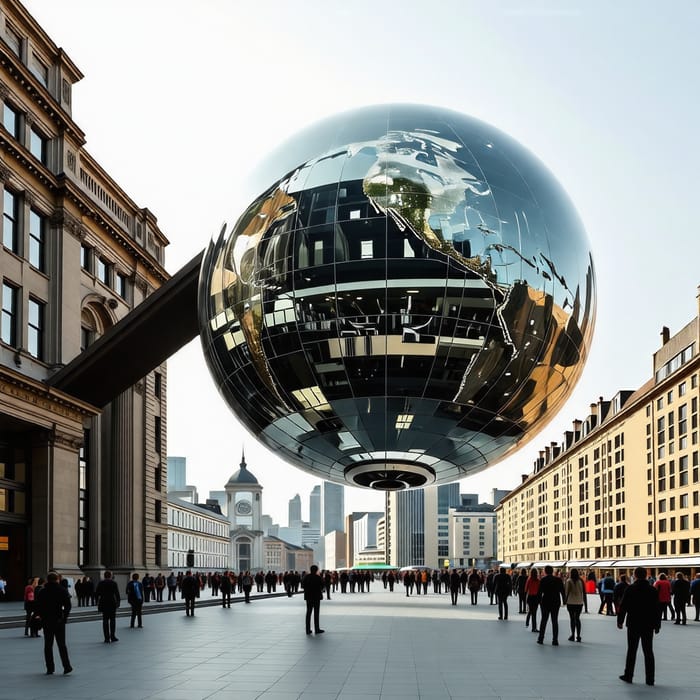 Stunning 30-Foot Glass Globe Office Design