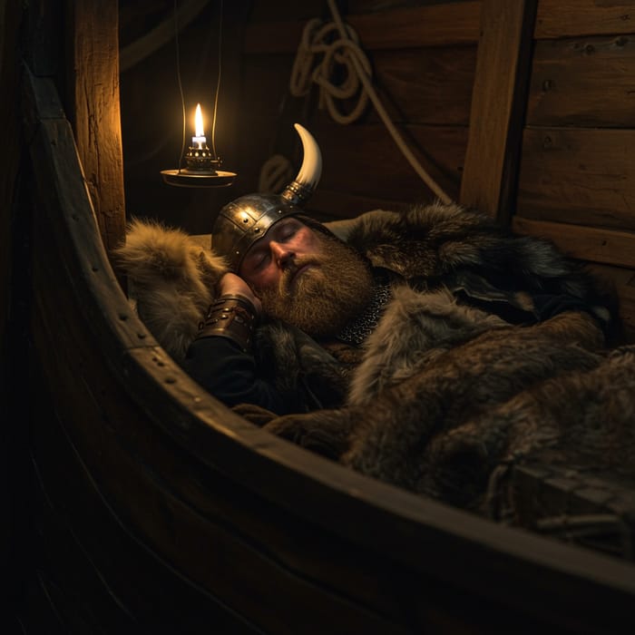 Sleeping Viking: A Unique Artwork