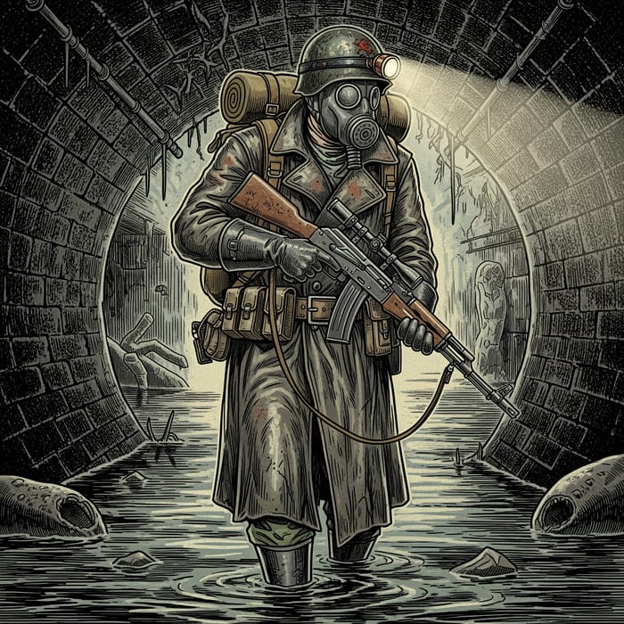 Metro 2033 Stalker Art: Post-Apocalyptic Illustration Metro 2033 Stalker Art: Post-Apocalyptic Illustration
