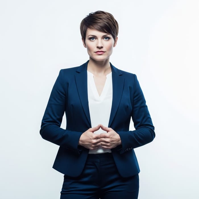 Empowered White Woman: Celebrating Strength & Resilience
