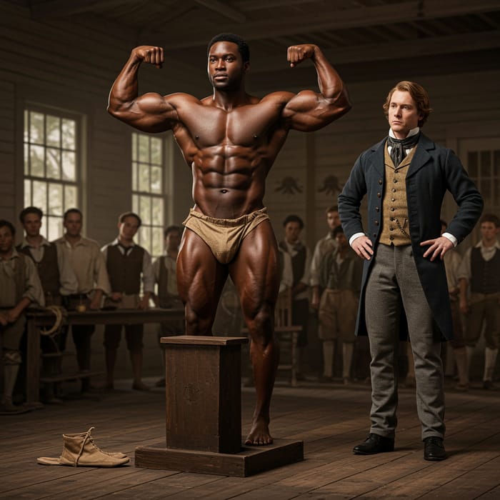 Auction Block: A Glimpse of 1860 Slavery