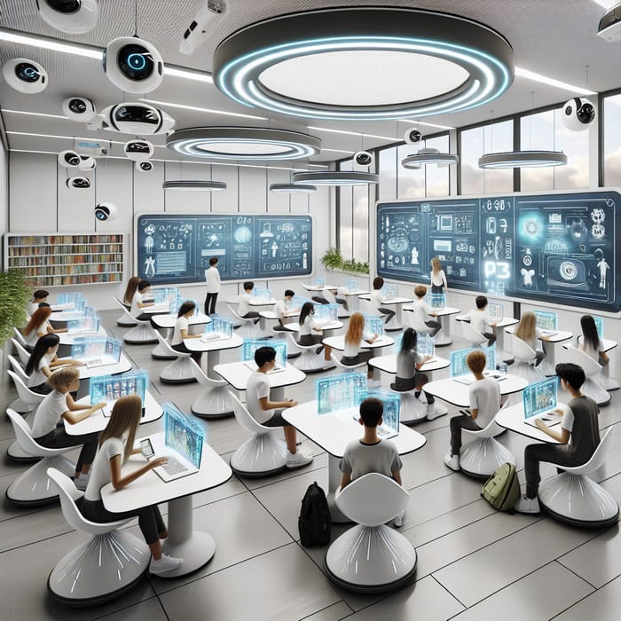 Futuristic High School Classroom Innovations