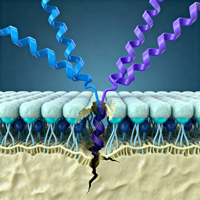 Antimicrobial Peptides Interacting with Cell Membranes Antimicrobial Peptides Interacting with Cell Membranes