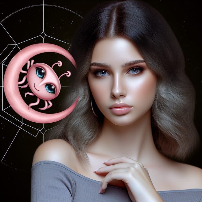 Cancer Zodiac Girl - Chica de signo zodiacal cáncer