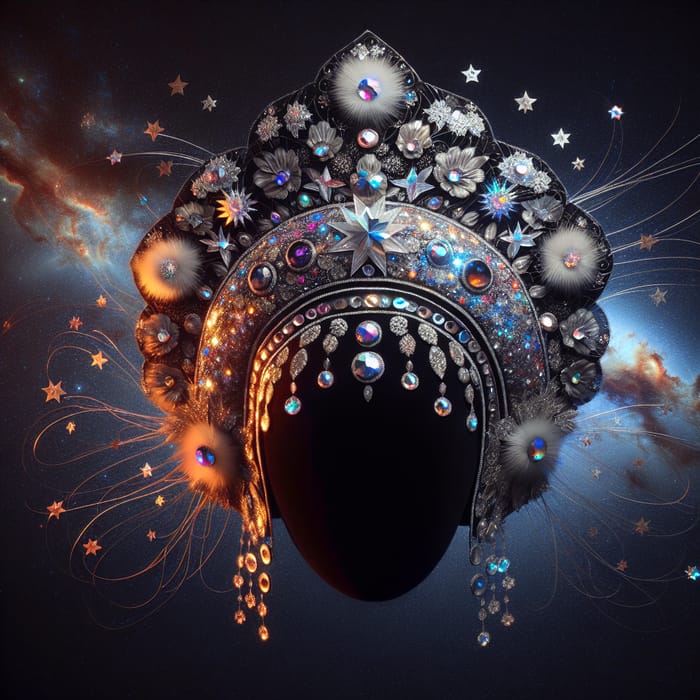 Galactic Kokoshnik - Traditional Russian Headdress from Space