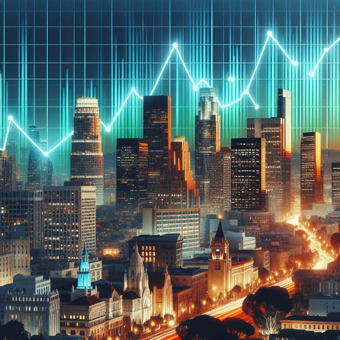 City with Investment and Money Schedule: Economic Trends