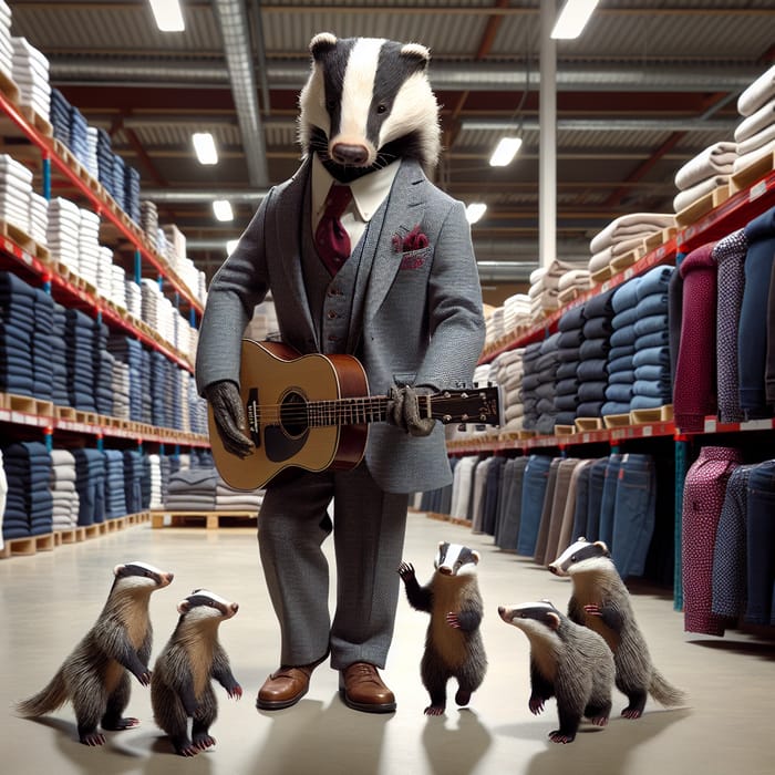 Daddy Badger's Elegant Wedding in Clothing Warehouse