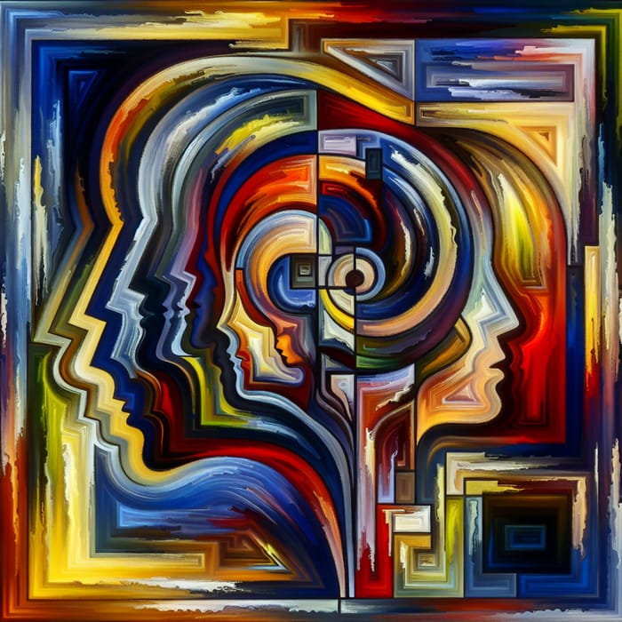 Abstract Emotional Intelligence Art | Emotional Spectrum Expression