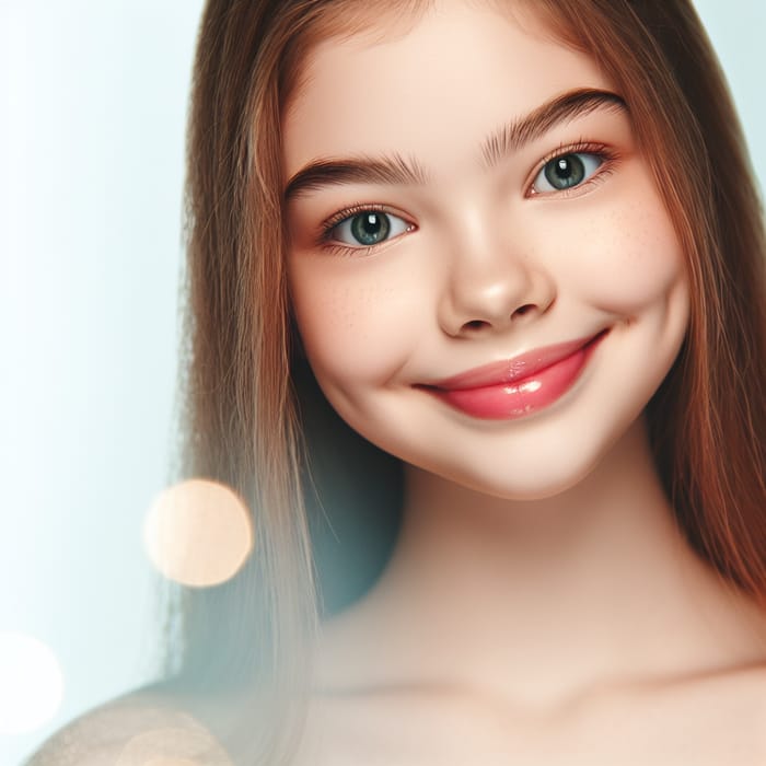 Youthful Freshness | Pure Innocence - Beautiful Girl with Smooth Skin