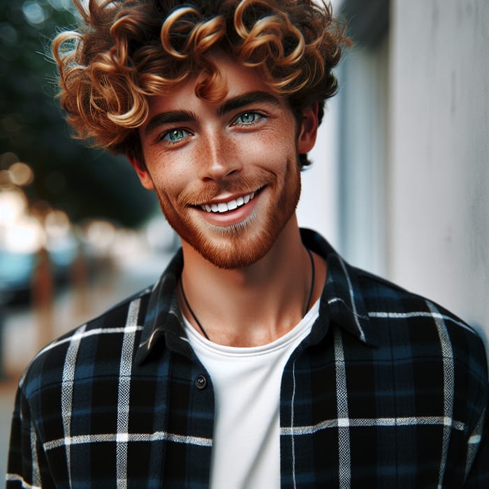 Captivating Portrait of a Confident Young Man with Unique Heritage