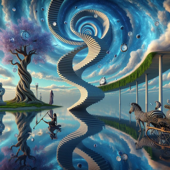 Surrealism: A Dreamlike Illusionary Scene