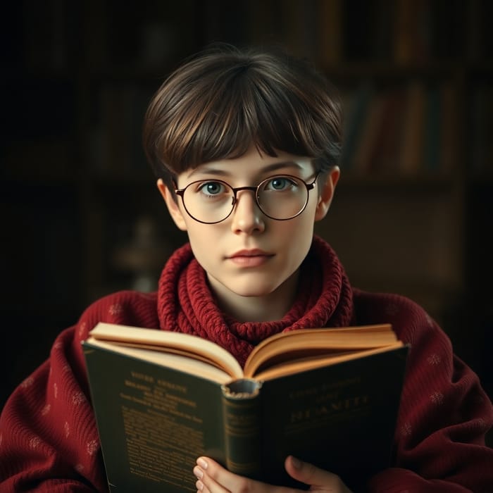 Nostalgic Portraits: Embrace the Scent of Old Books