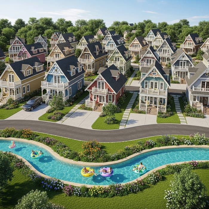 Victorian Tiny Homes: Luxury by the Lazy River Victorian Tiny Homes: Luxury by the Lazy River