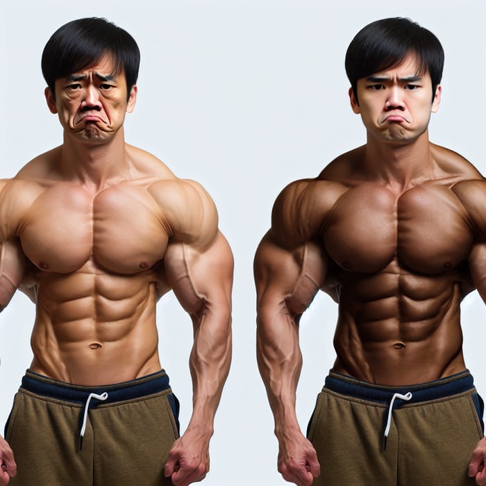 Extreme Bodybuilder Transformations: Asian vs Western Expressions