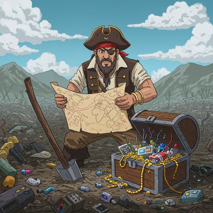 Discover E-Waste Treasures: Pirate Adventure Discover E-Waste Treasures: Pirate Adventure