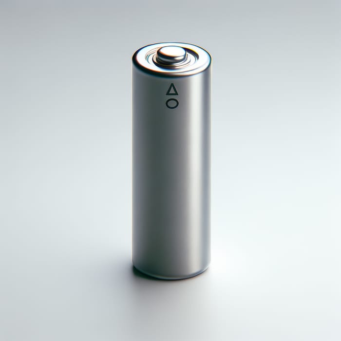 Cylindrical Battery - Positive Negative Markings