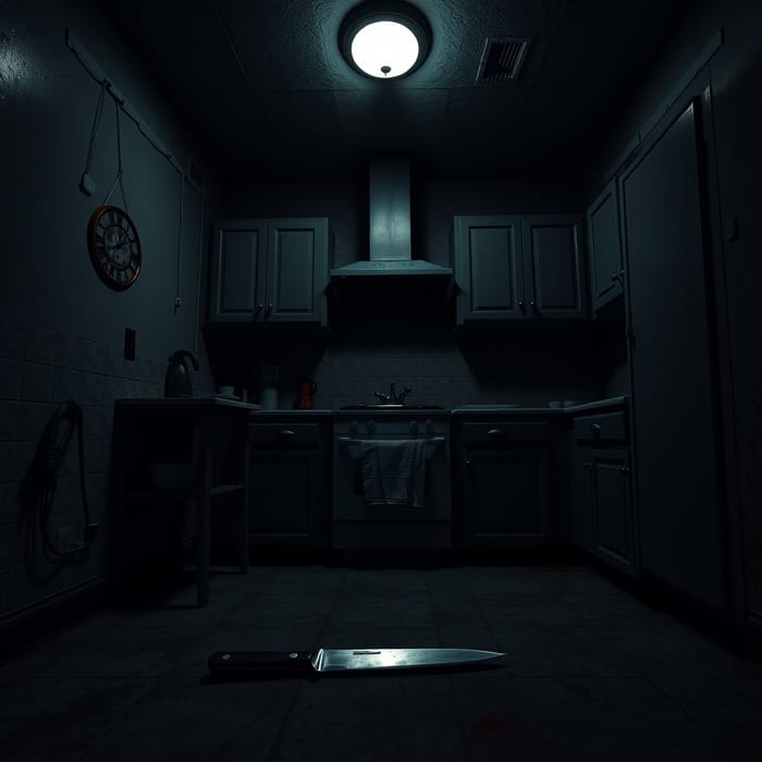 Creepy Kitchen Vibes: Dark and Eerie Moments