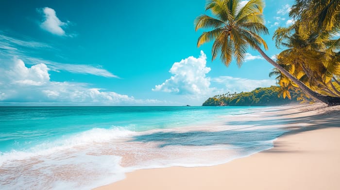 Vibrant Tropical Beach Photography