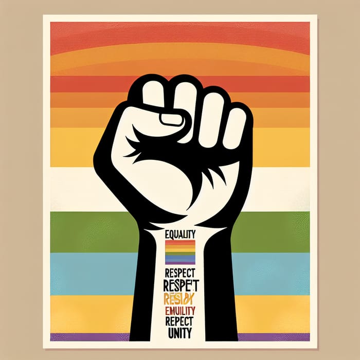 Inclusive Poster: Embracing Equality, Respect, Unity