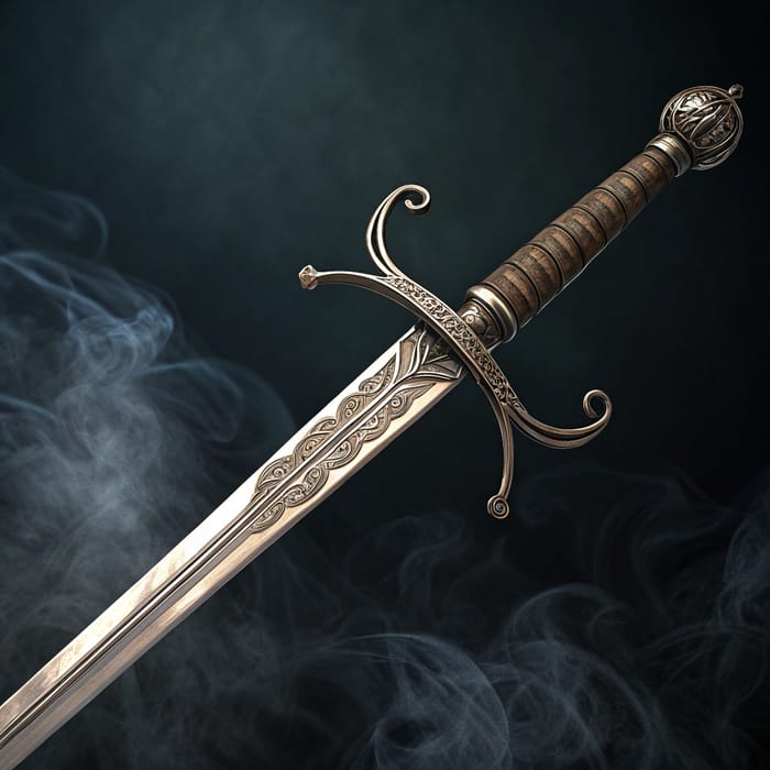 Cursed Rapier: Elegance Meets Ominous Mystery