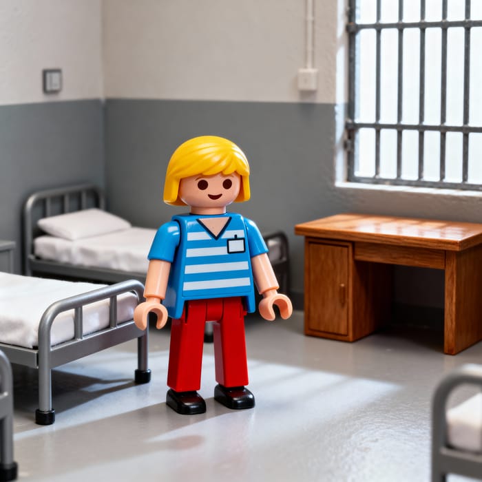 Ersilia Soudais Playmobil Caricature in Asylum Ersilia Soudais Playmobil Caricature in Asylum