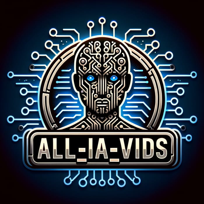 Create Modern AI_VIDS Logo for YouTube Channel