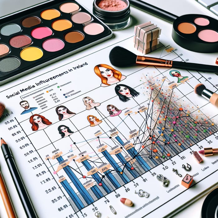 Social Media Influencers in Ireland Engagement Data Graph