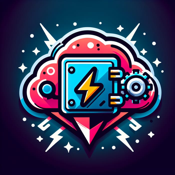 Super Storage Icon - Cool & Vibrant Design