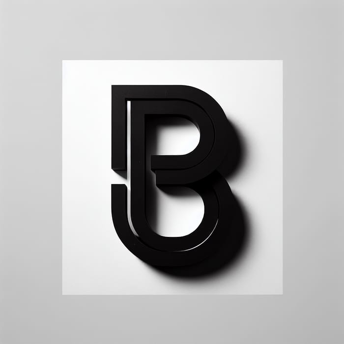 Black Minimalist Letters Collection