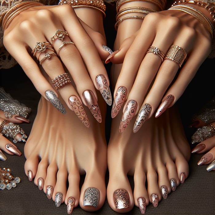 Elegant Hands and Feet: Decorative Techniques for Beautiful Nails