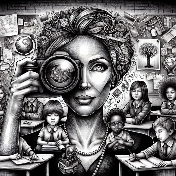 Creative Teacher Sketched: Focusing and Inspiring Children