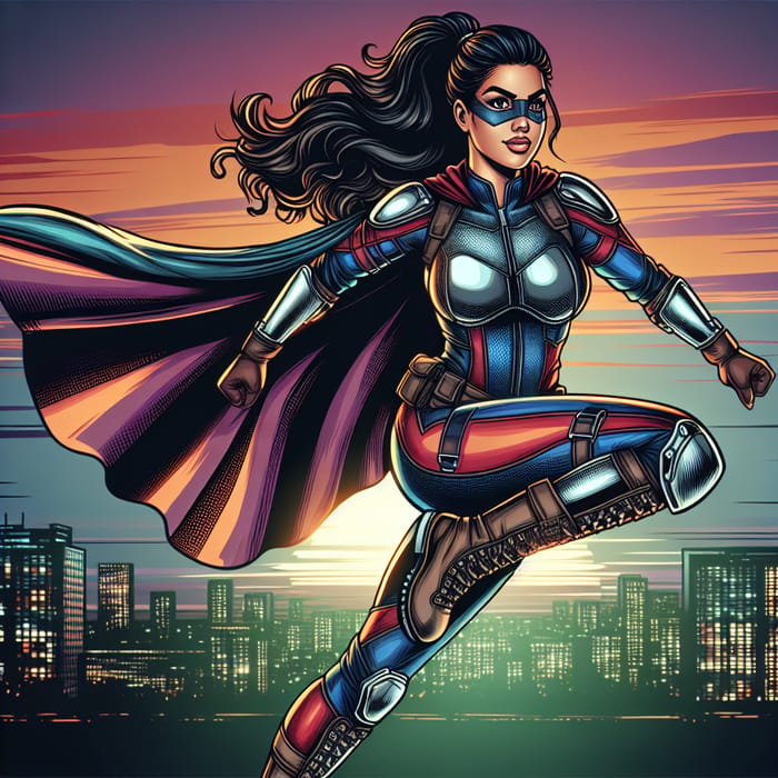 Female Superhero: Powerful and Courageous