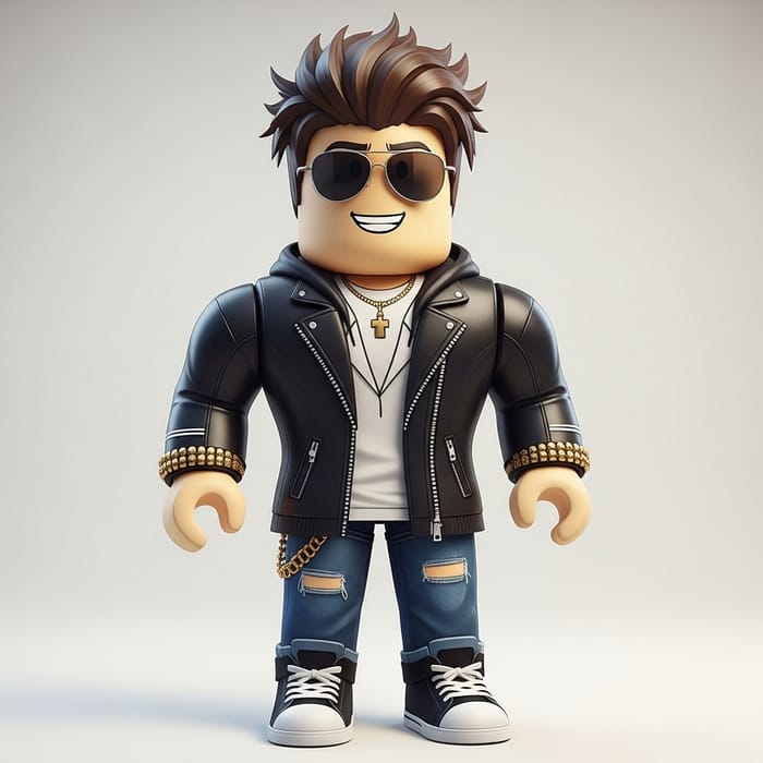 Stylish Roblox-Inspired Boy Character Image Stylish Roblox-Inspired Boy Character Image