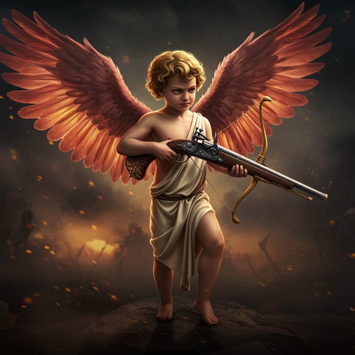 Cupid with a Firearm: A Unique Perspective