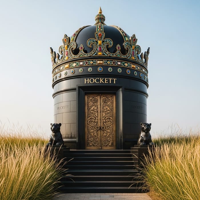 African Gold Crown: A Majestic Granite Mausoleum African Gold Crown: A Majestic Granite Mausoleum