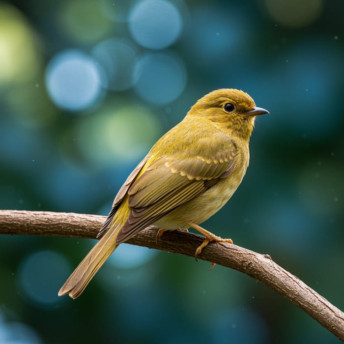 Golden Bird: Beauty in Nature