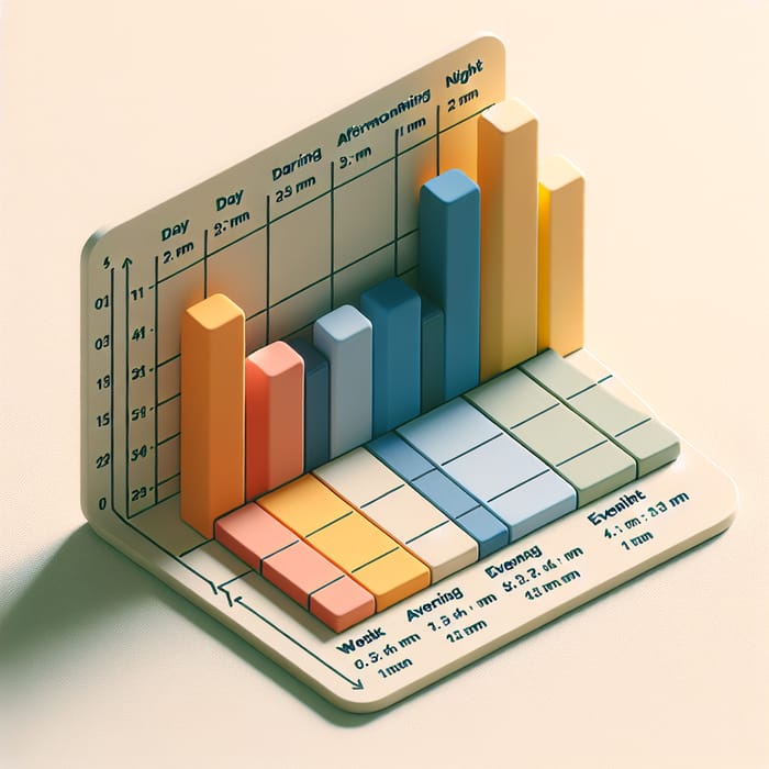 Visualize Daytime and Weekly Distribution with Bar Chart