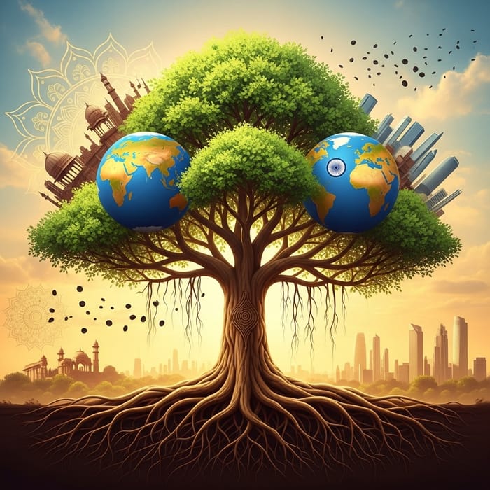 Majestic Banyan Tree: Rooted in Indian Heritage Majestic Banyan Tree: Rooted in Indian Heritage