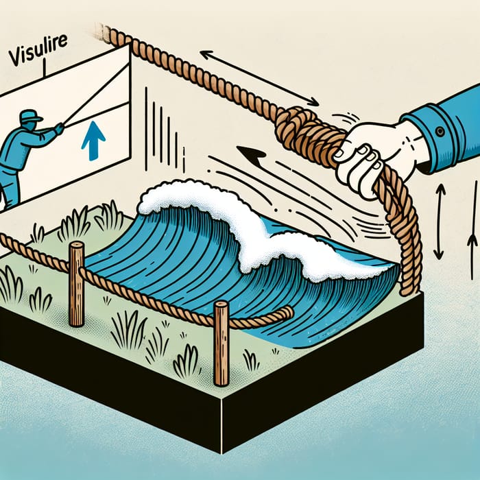 Create Visual Waves: Rope Wave Motion with Hand Movements