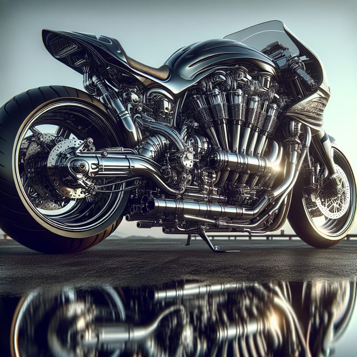 Dynamic and Sleek Motorcycle: A Stunning Ride Experience