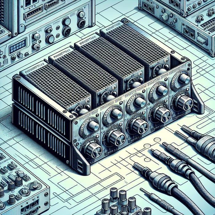 Professional 4-Channel Power Supply Unit