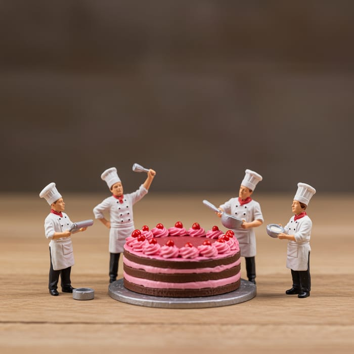 Miniature Chefs Create the Perfect Cake Adventure Miniature Chefs Create the Perfect Cake Adventure