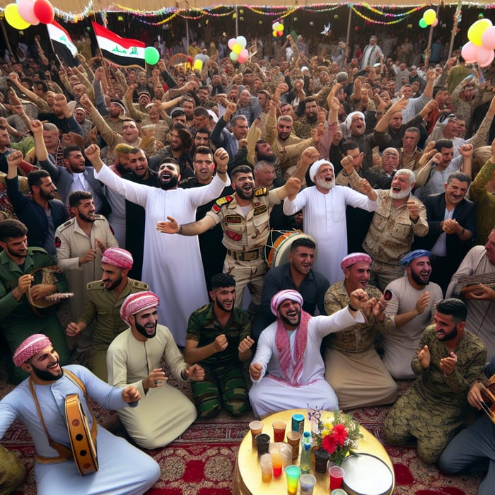 Celebrating Iraqi Army Day with Music and Dance